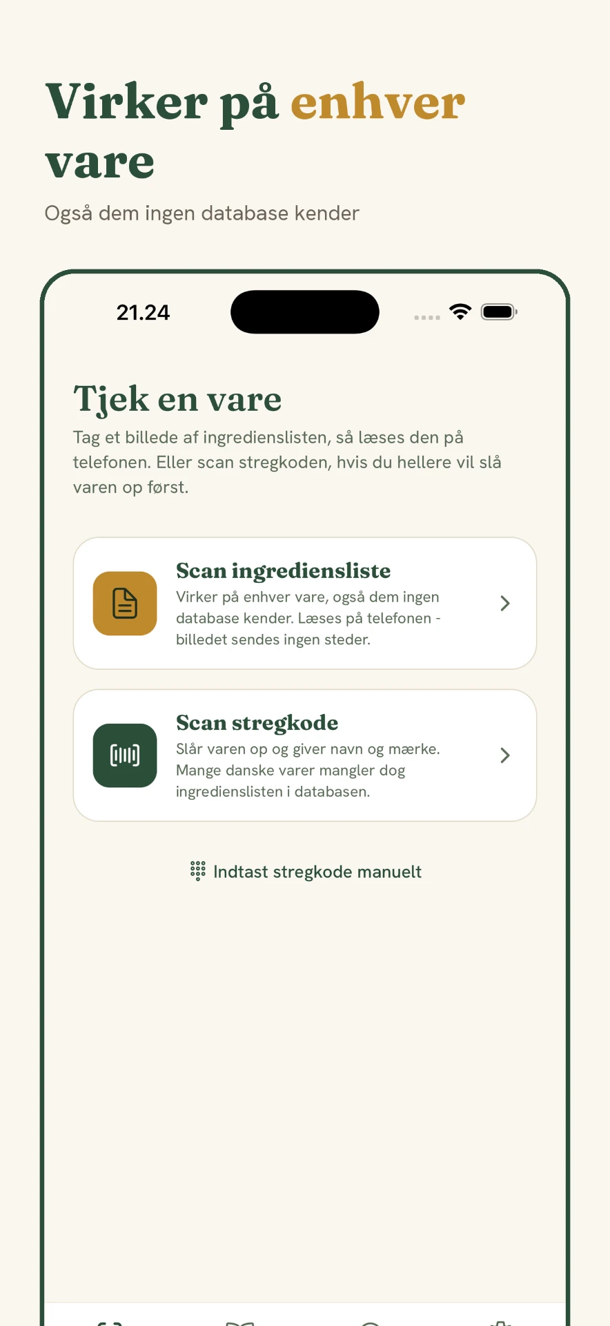 GlutenTrace: scan stregkoden eller fotografér ingredienslisten